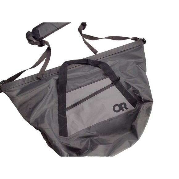 Outdoor Research OR CarryOut Dry Tote Bag 30L Gray Removable Strap Backpacking - Picture 2 of 12